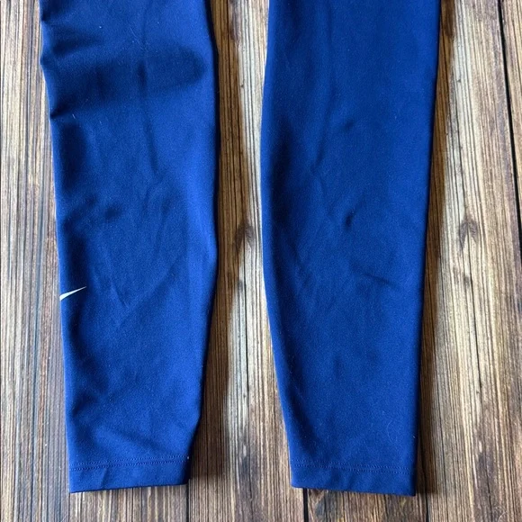Nike True Blue Leggings with White Logo S - Picture 7 of 7